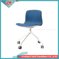 Hz-B302modern Plastic Half Cover Fabric with Office Leisure Chair with Wheels